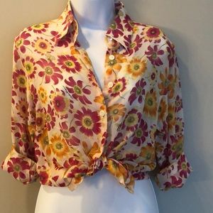 Ferragamo sheer silk